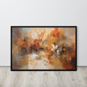 Arte de pared Fall Essence, póster de papel fotográfico enmarcado en negro brillante de primera calidad