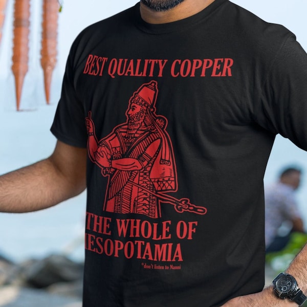 Mesopatamia Copper Merchant Tshirt, Bronze Age, Ancient Complain Clay Tablet By Nanni, Sumerian Civilization Unisex T-Shirt