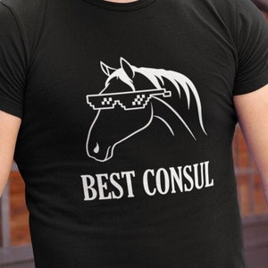 Best Consul T-Shirt, Incitatus, Roman Senate, Roman Emperor Caligula, Funny History Unisex Shirt