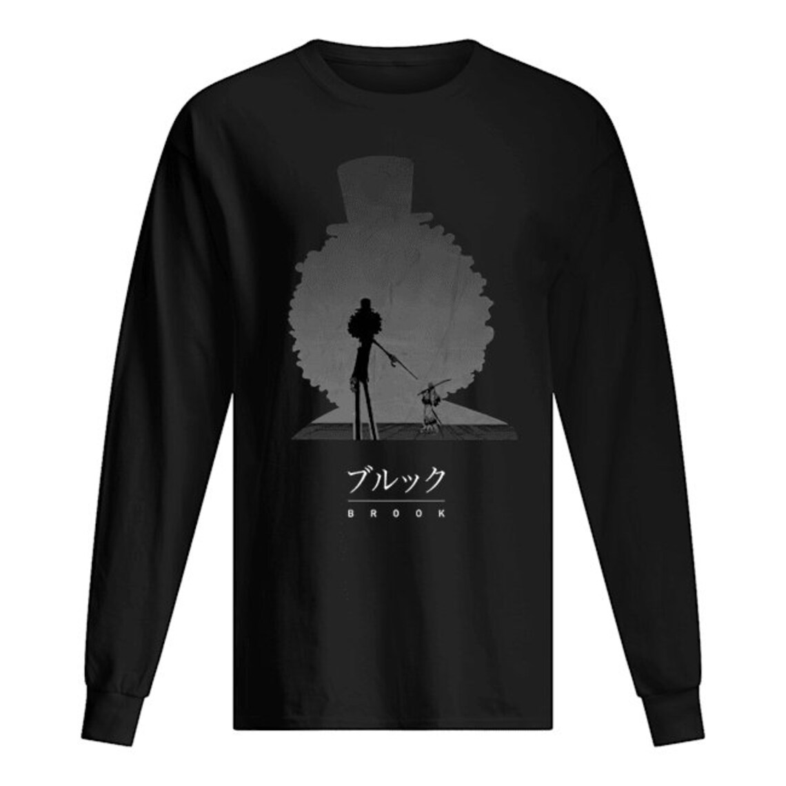 One Piece Brook Anime Gift Shirt Unisex T Shirt Hoodie Etsy