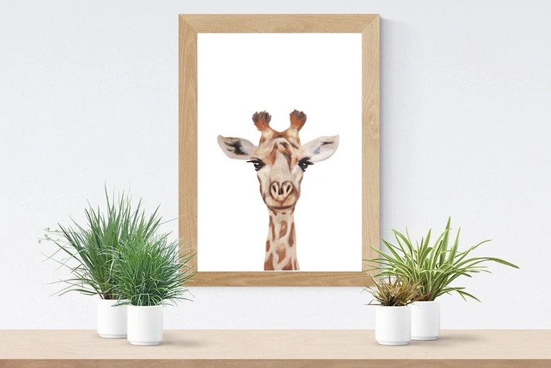 Baby Giraffe Print Giraffe Print - Etsy