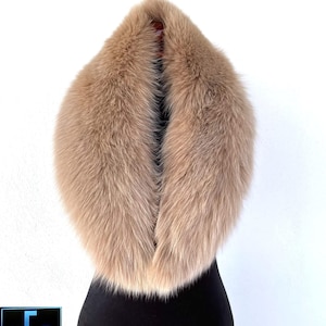 Faux Fur Hood, Brown Faux Fur Collar,detachable Faux Fur Collar,diy for  Faux Fur Hood, Faux Fur Collar TZ3448 