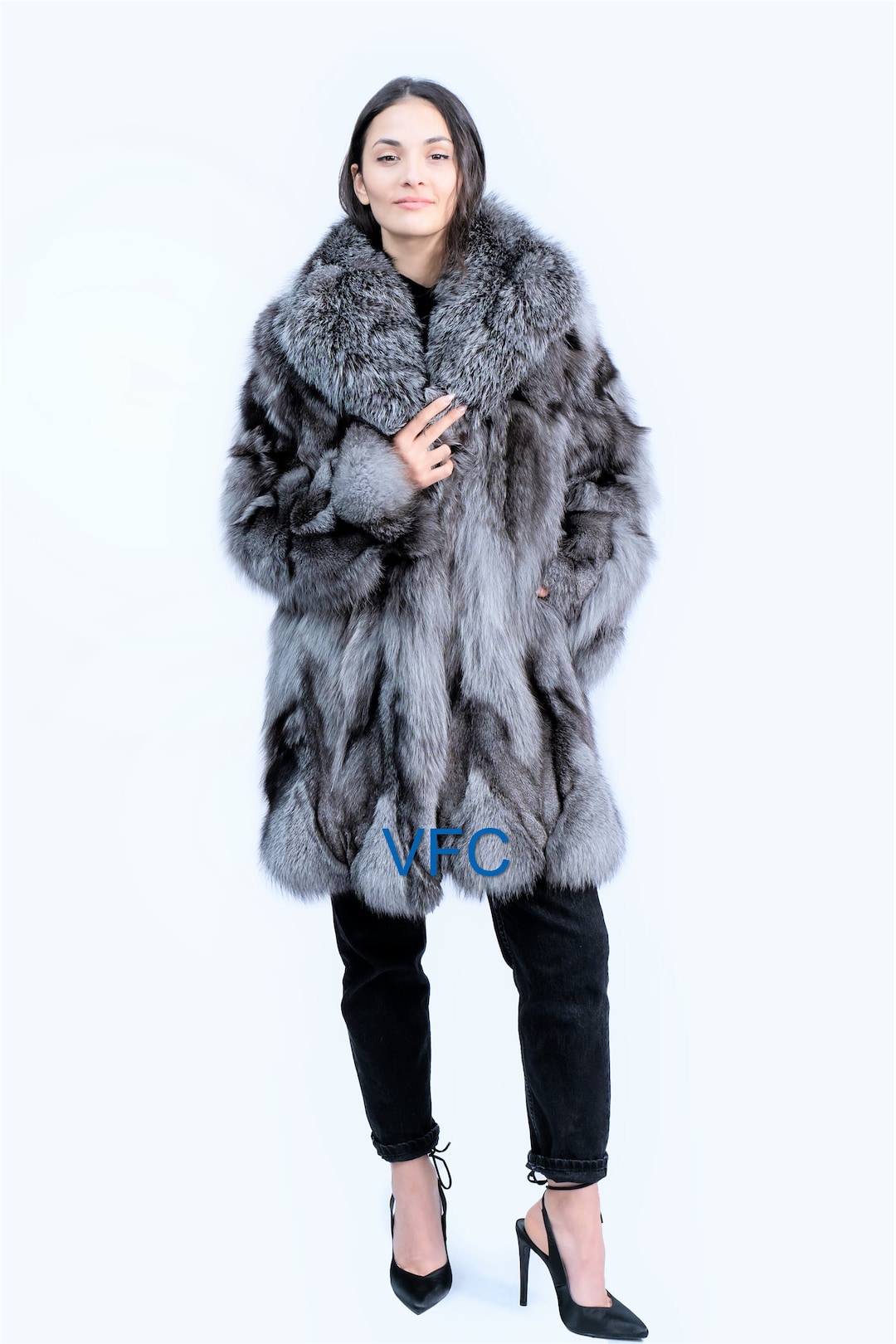 SAGA FOX グリーンファー ロングコート Fur coat 6/20まで SAGA FOX グリーンファー ロングコート Fur coat 6/20まで（入荷