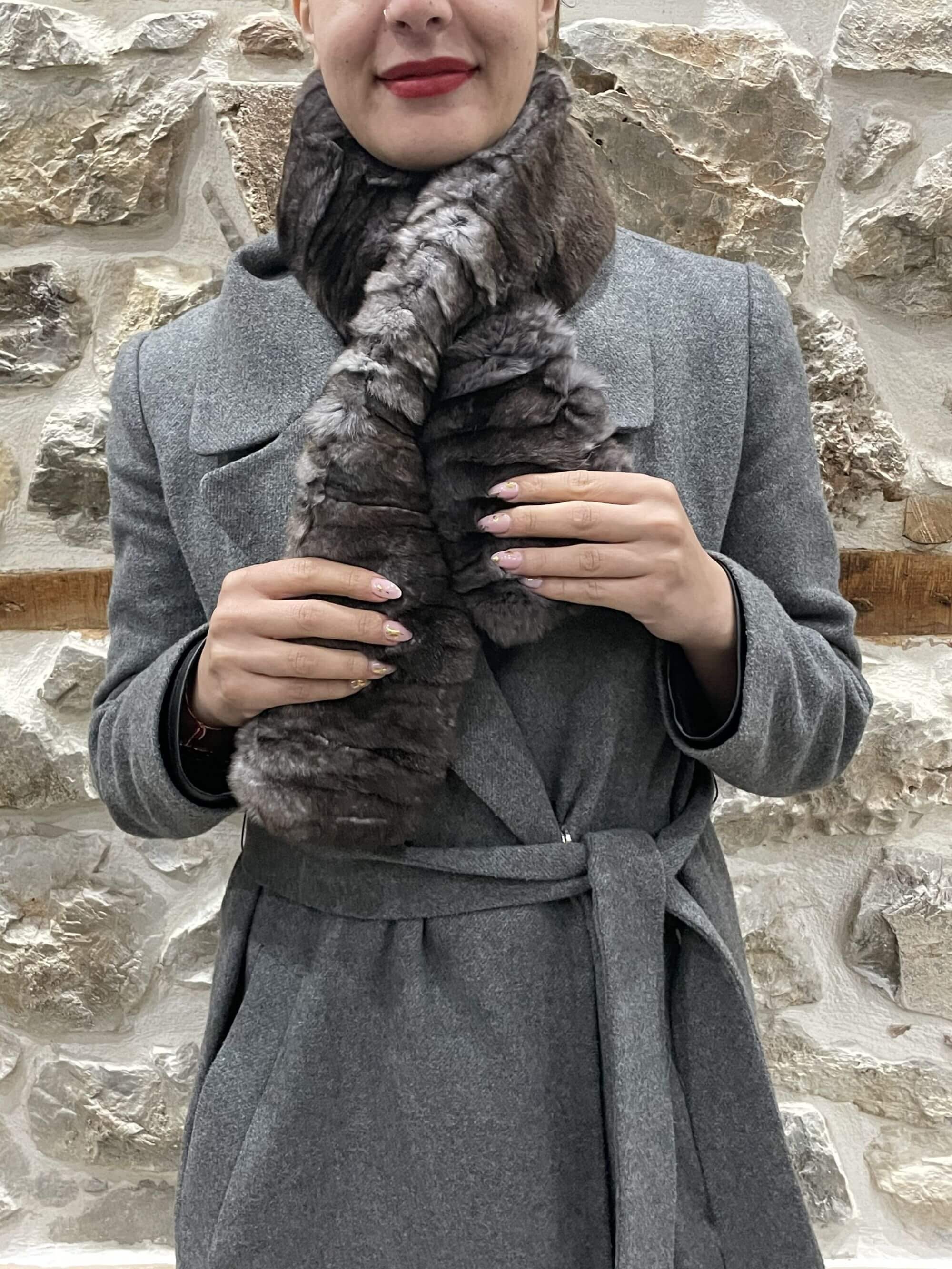 Fur Scarf - Sustainable - Scarves - Caresse d'Orylag