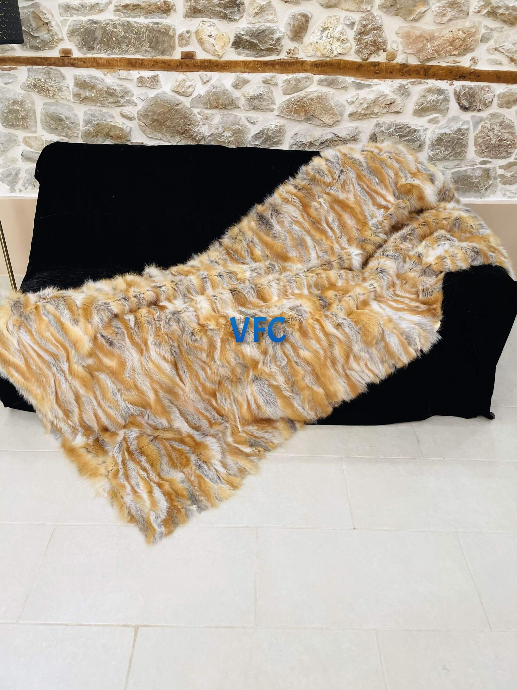 Real Red Fox Fur Throw Blanket Throw Blanket Luxury Blanket Etsy UK