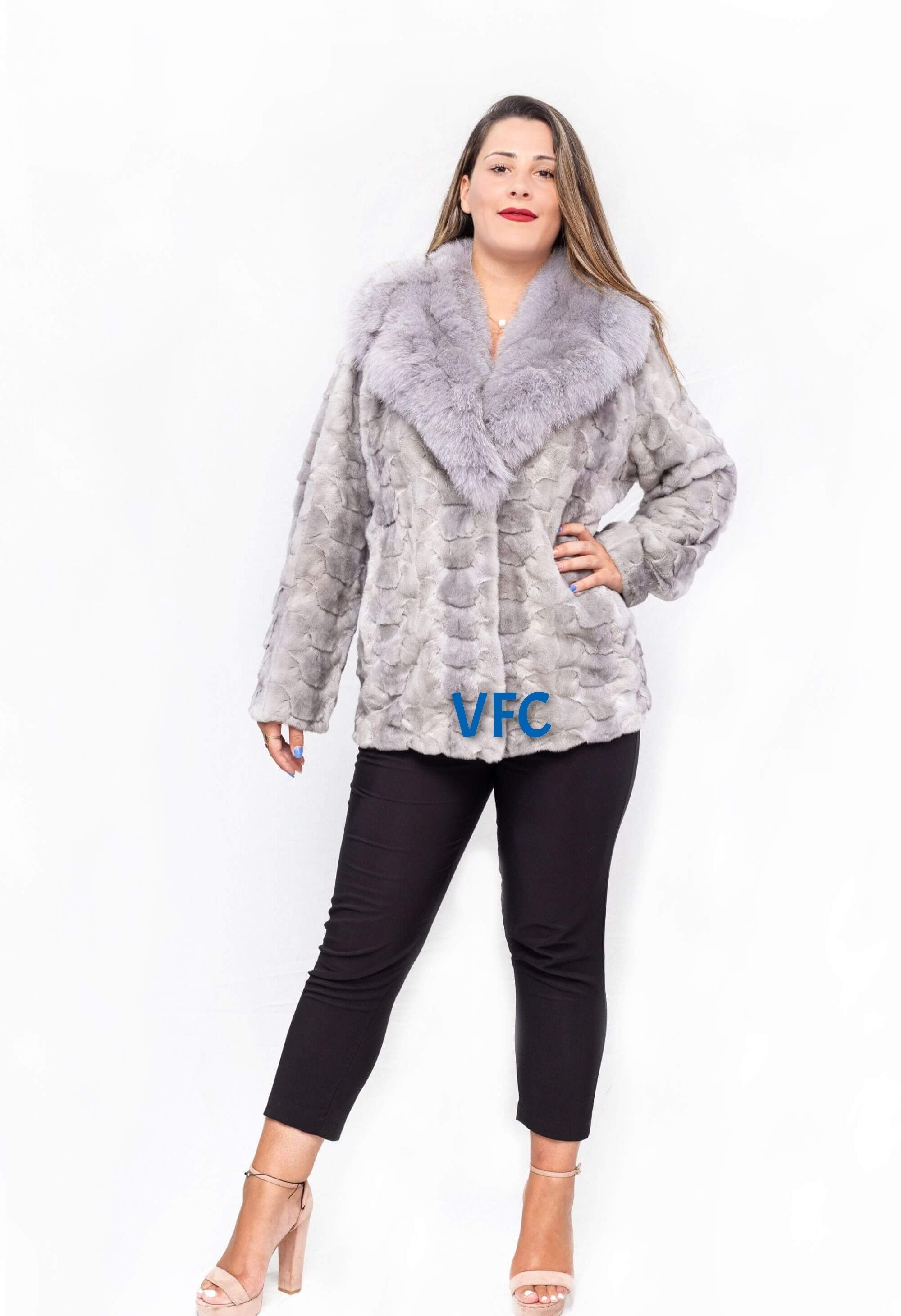 MINK FUR ミンクファーコート サファイアミンク ファージャケット MINK FUR ミンクファーコート サファイアミンク ファージャケット