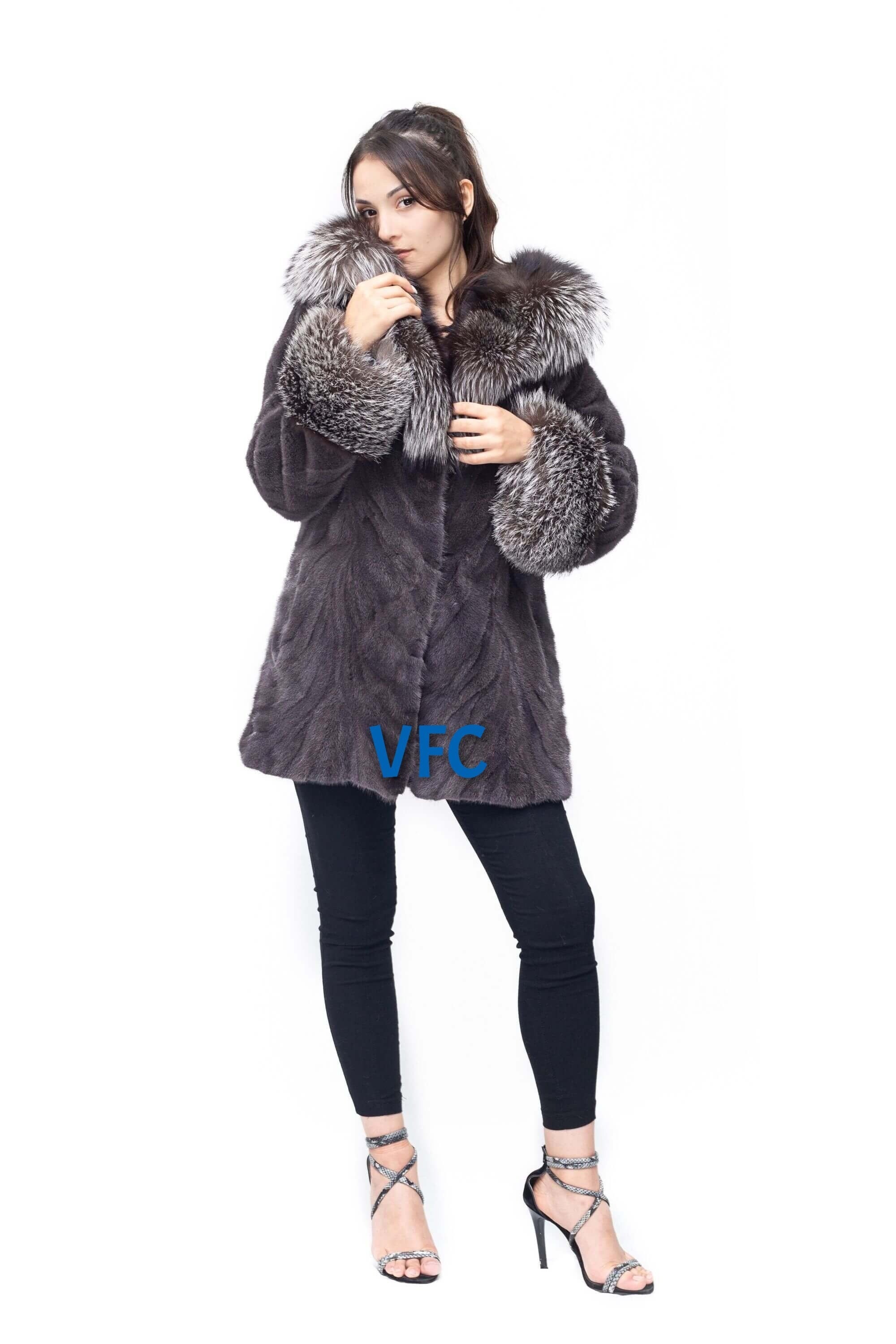極上美品❤ふんわりシルバーFOX×シェアードミンクコート❤とても柔らか❤ 楽天市場】毛皮 シェアードミンクの通販