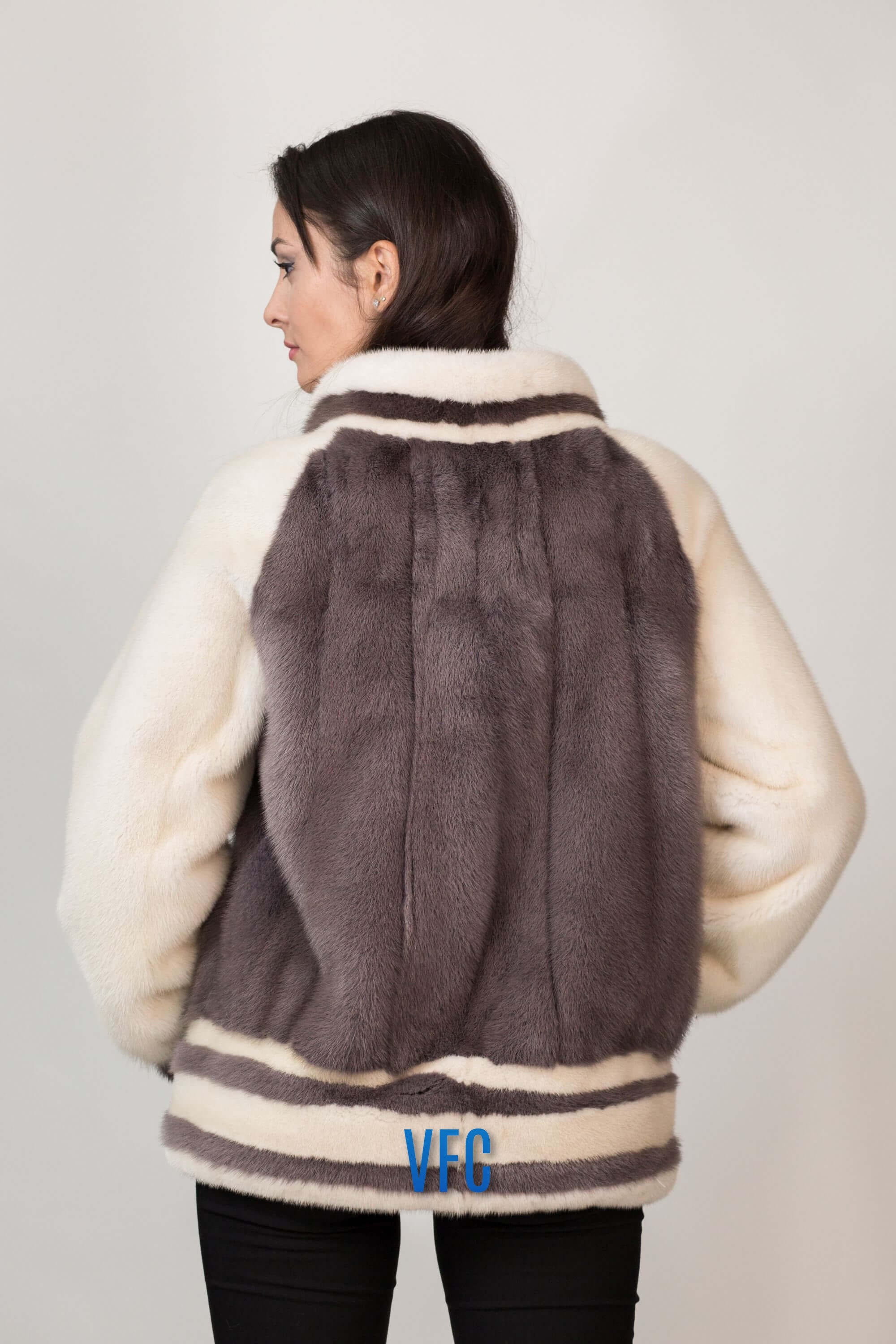Mink fur best sale bomber jacket