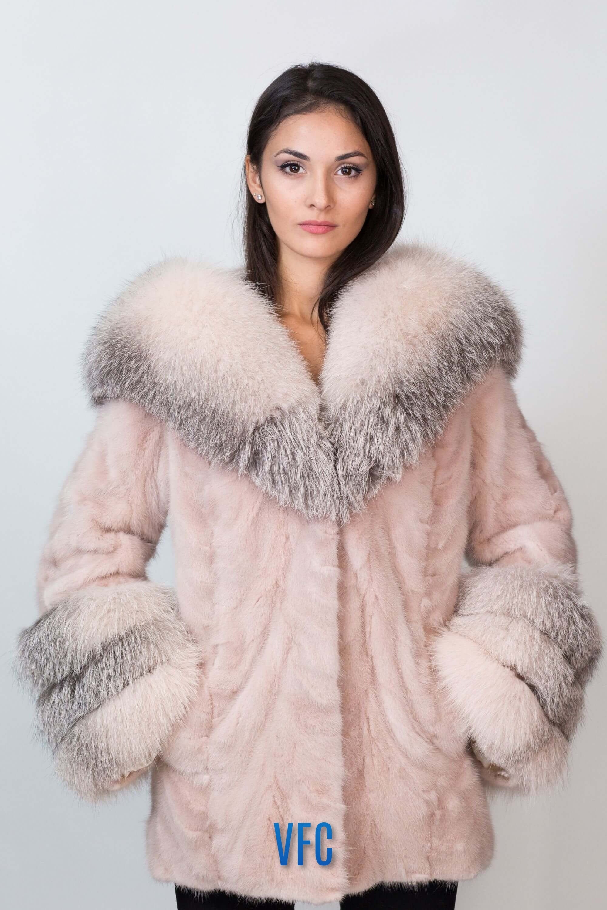 Powder Pink Mink Coat With Fox Fur Hood Real Mink Fur Coat - Etsy UK Powder Pink Mink Coat With Fox Fur Hood Real Mink Fur Coat - Etsy UK