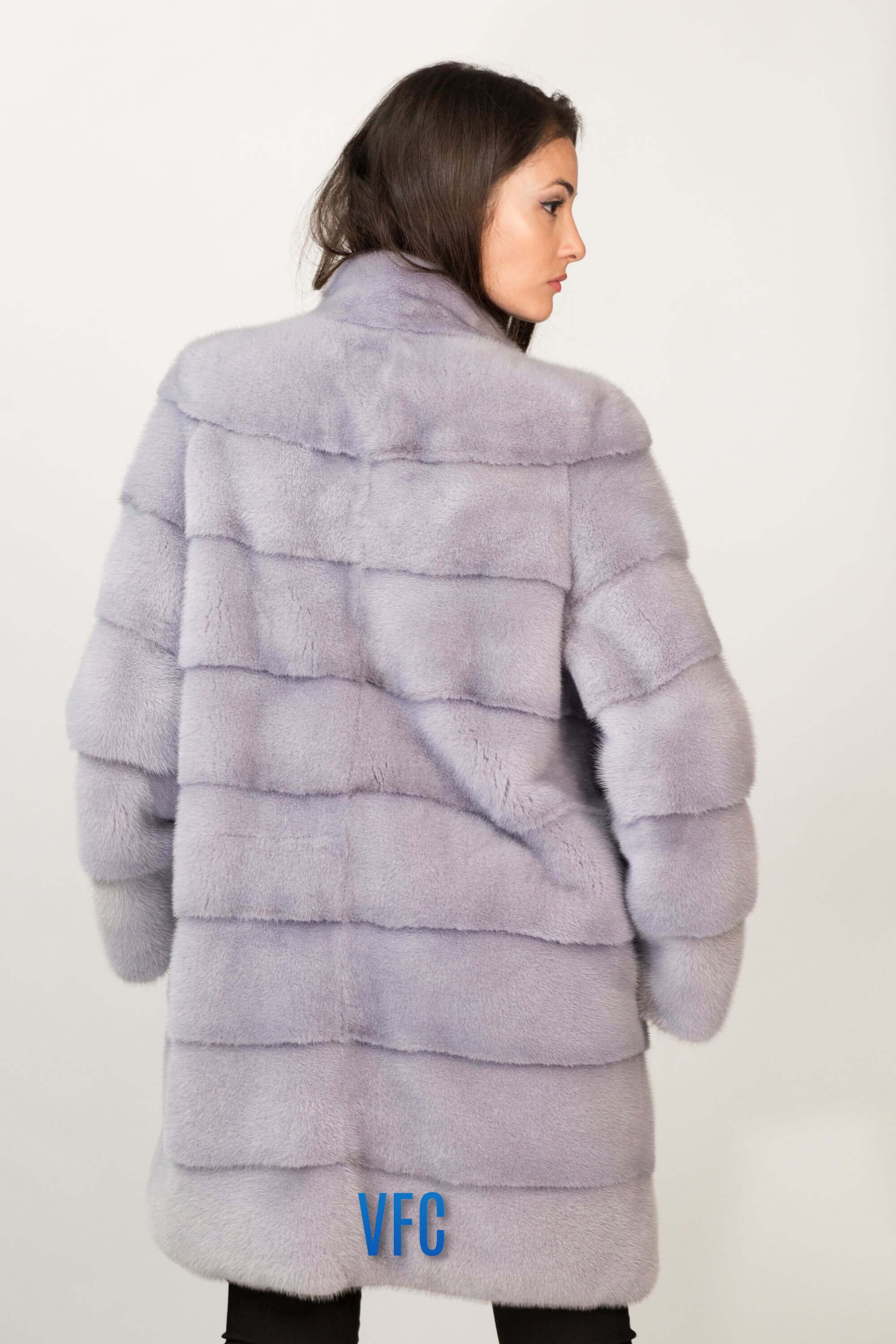 Baby Blue Full Skin Mink Fur Coat Real Mink Fur Coat Real Fur Coat Luxury Fur Coat Etsy Canada
