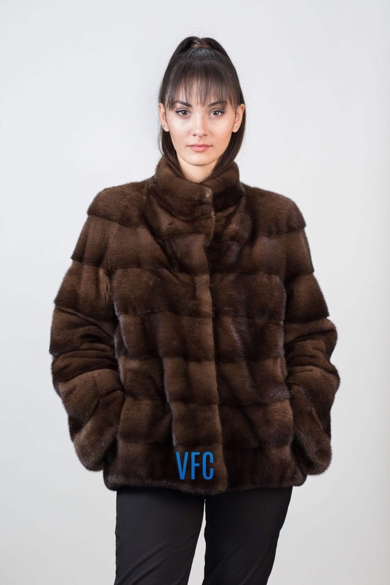 Demi-buff Full Skin Mink Fur Jacket, Real Mink Fur Jacket, Real Fur Jacket,  Luxury Fur Jacket -  Canada