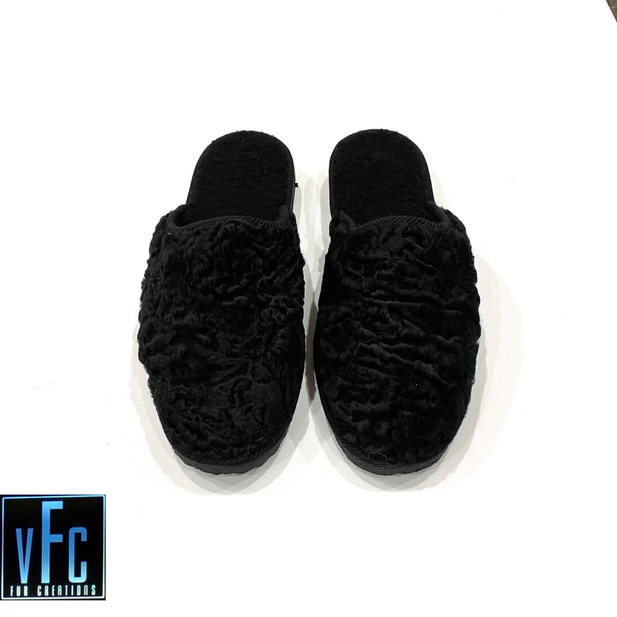 Mens Fur Slides - Etsy display picture 3