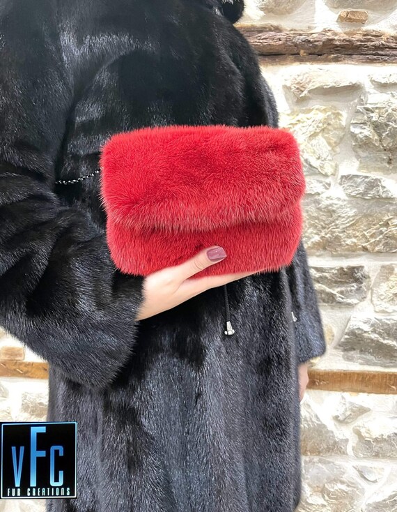 Mink clutch bag Clearance