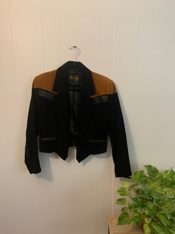 Vintage Suede Scully Crop Jacket
