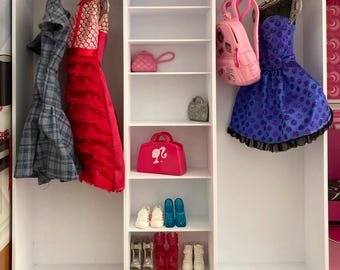 1:6 Scale Barbie Closet / Wardrobe