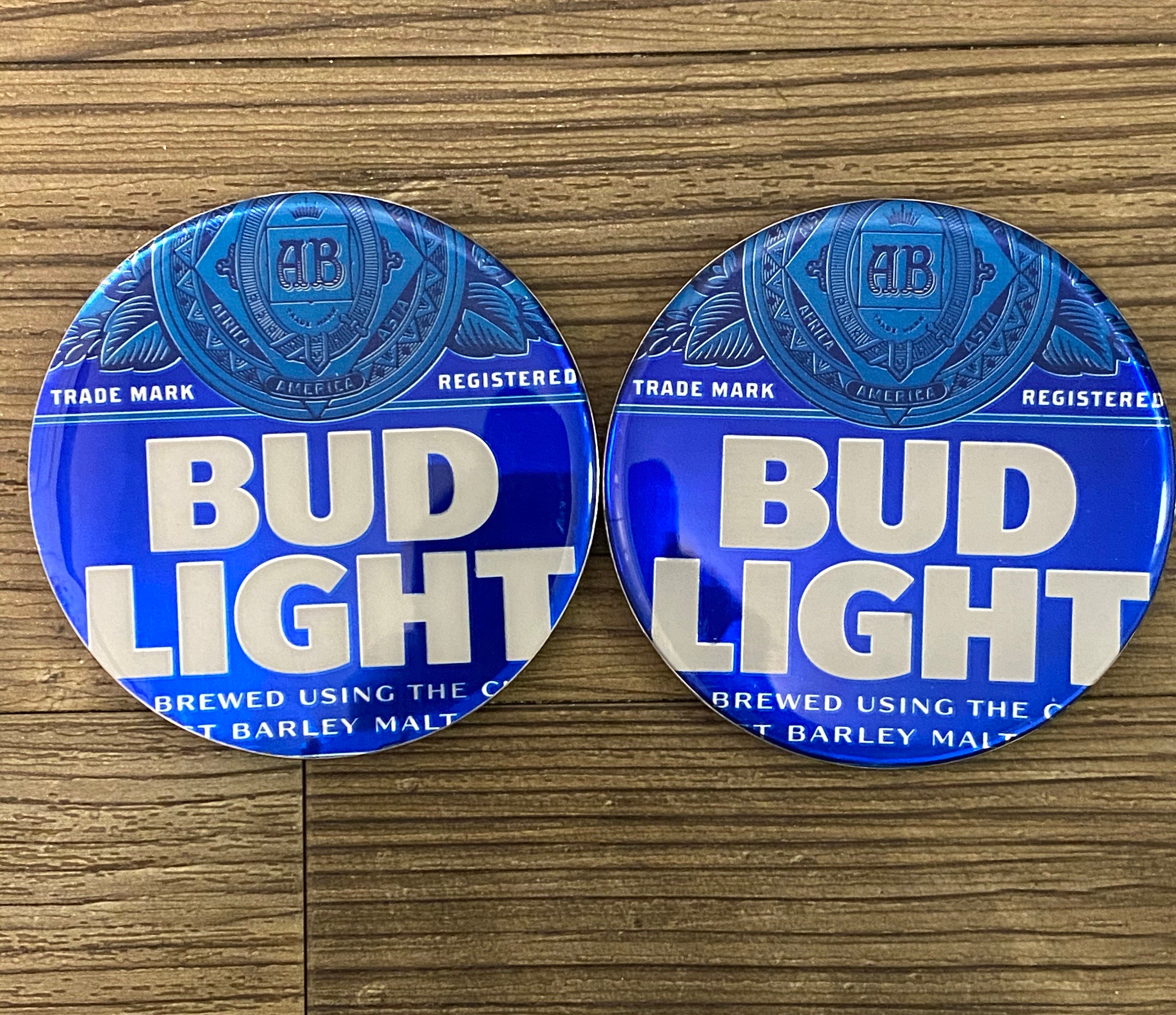 Bud Light Coaster - Etsy
