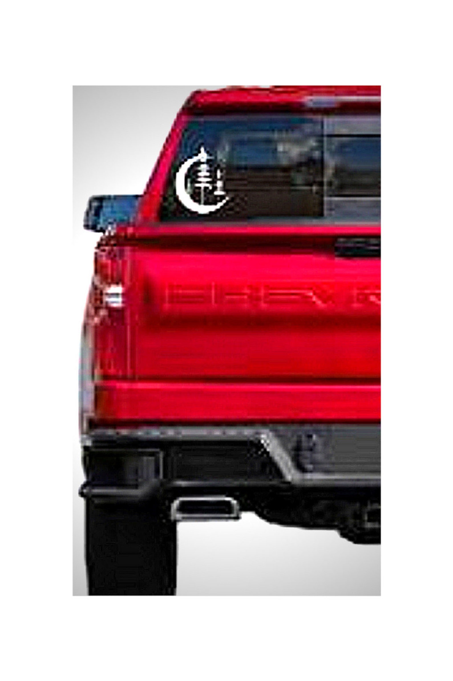 Crescent Moon Decal for Car Celestial Decals Crescent Moon Etsy