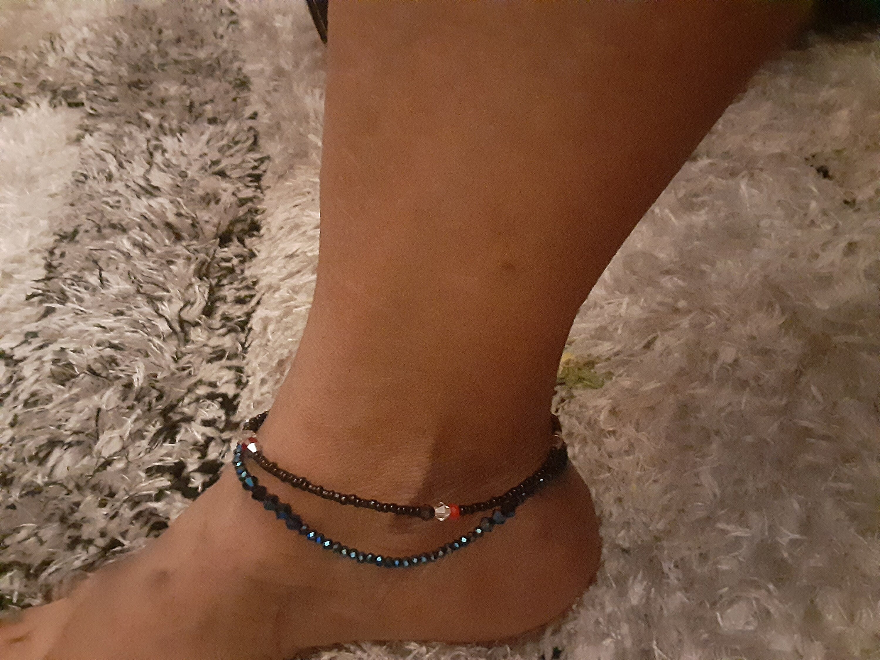 ANKLET/AFRICAN BEADS/Ankle bracelet Etsy