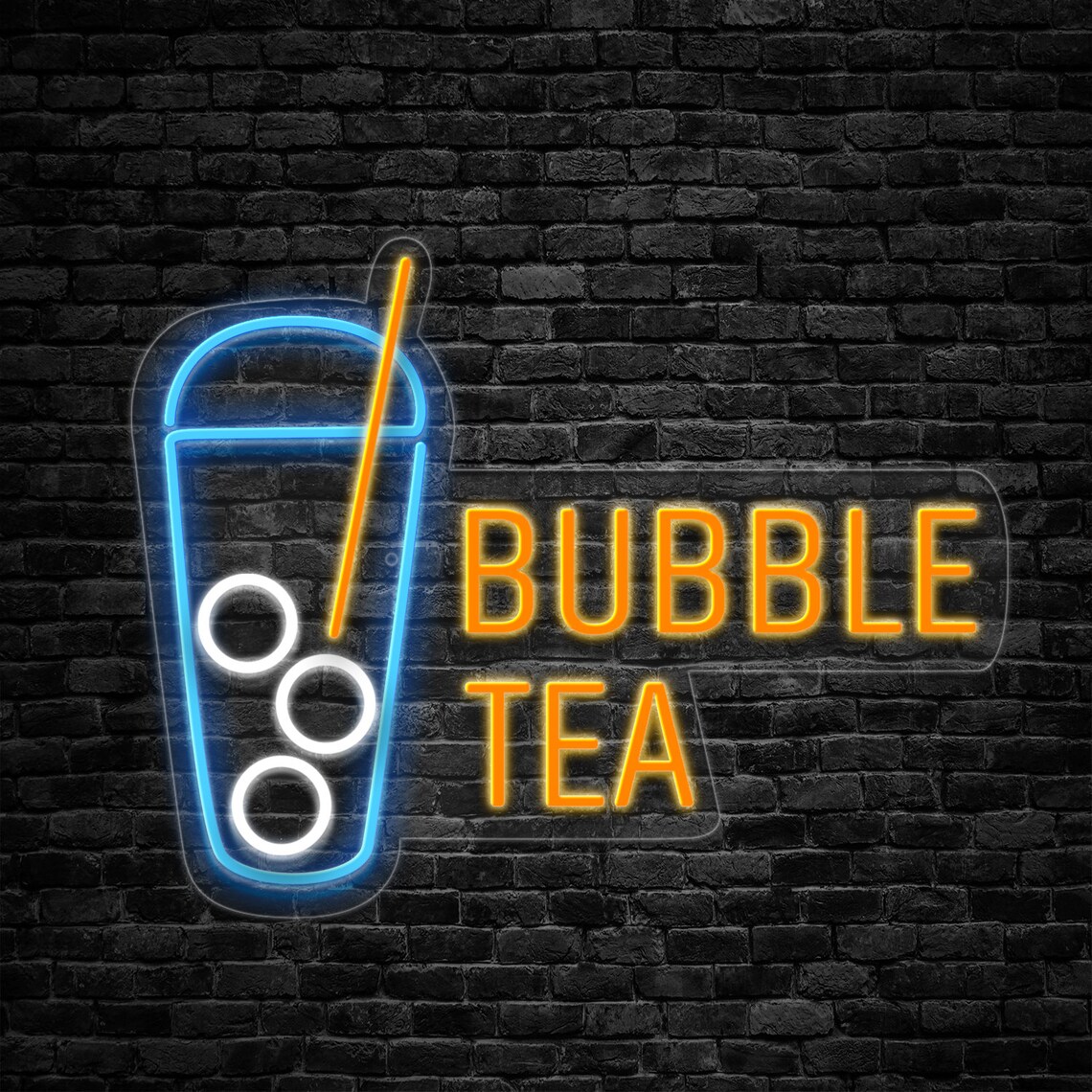 Boba Tea Neon Sign Bubble Tea LED neon Custom Boba Tea Store | Etsy