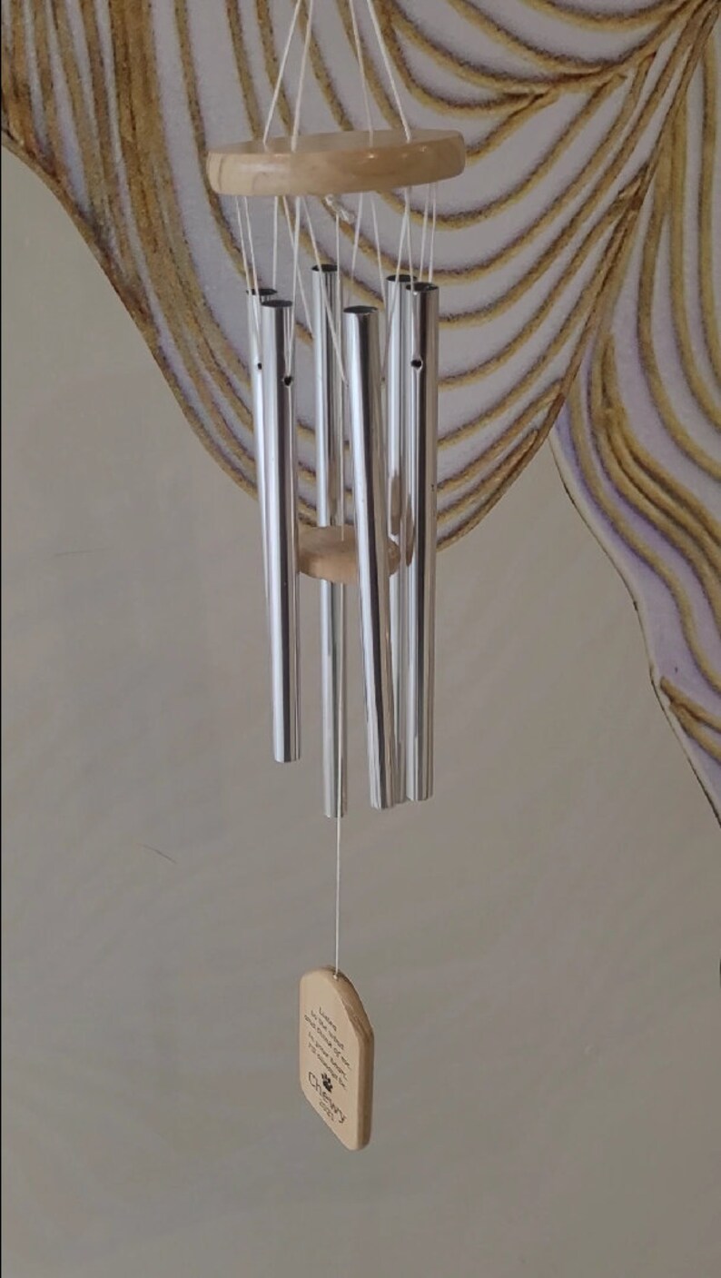 Personalized Wedding Wind Chime From Groom Motherinlaw Gift Etsy