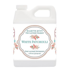 White Patchouli Laundry Detergent Liquid 32 Oz - Etsy