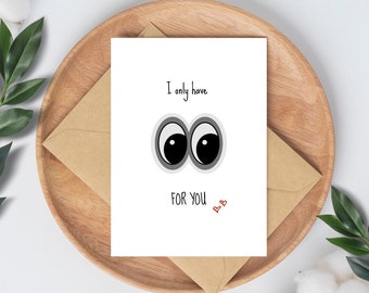 Love Card | Card For Husband, Wife, Boyfriend, Girlfriend, Partner | Printable Anniversary Card | Card for Lovers | Valentines Card