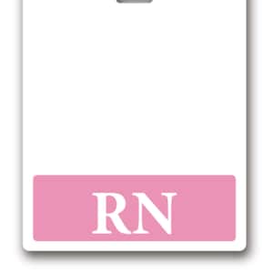 KOLOROWA ODZNAKA RN BADGEBUDDY, Pielęgniarka Badge Buddy, Identyfikator pielęgniarki, Prezent dla pielęgniarki