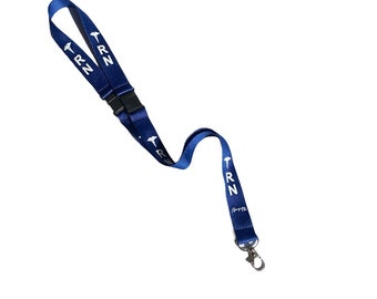 RN LANYARD, Badge holder/key holder with 2 breakaways, Nurse Gift