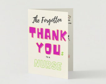 Funny Nurse Appreciation Card: Customizable Thank You Gift