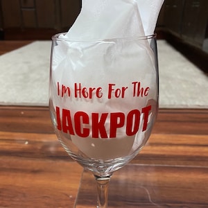 Slot machine Wine Glass