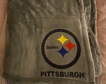 Steelers throw blanket