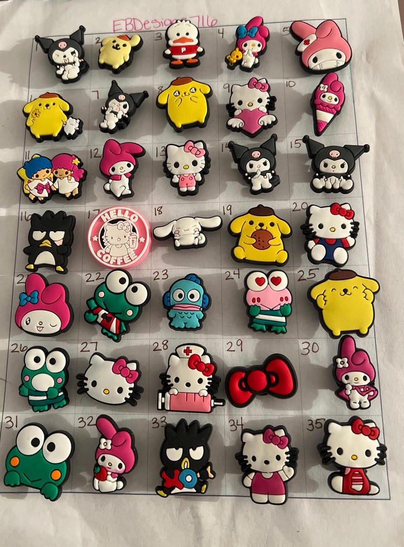 Sanrio & Kitty Friends Shoe Charms image 1