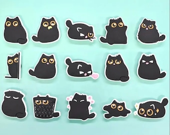 Black Cat Shoe Charms