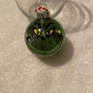 Ornement de Noël Grinch fait main