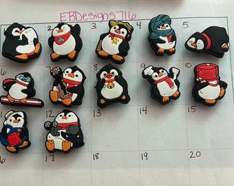 Penguin Shoe Charms