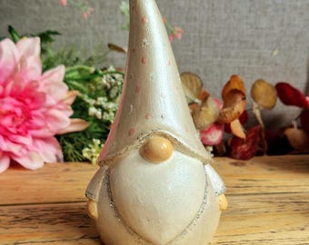 Hand Painted Nordic Gnome Ornament, Scandinavian Christmas Decor