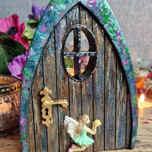 Enchanted Fairy Door Fairy Door Handmade Fairy Door Magical Door Home Decor Unique Gift Ornament Fairy Art Enchanted Decor Handcrafted