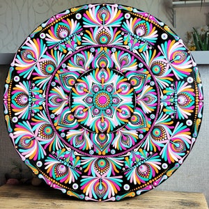 Mandala Handmade Mandala Hand Painted Mandala Wall Hanging Mandala Unique Wall Art Wall Decor Home Decor Meditative Art Unique Gift Decor