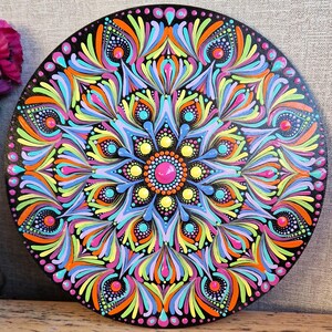 Mandala Decor Handmade Mandala Hand Painted Mandala Home Decor Unique ...