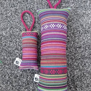 Dummys Hund / Hundespielzeug / Training / Wurfspielzeug Hund in Mini und Groß Farbe 1