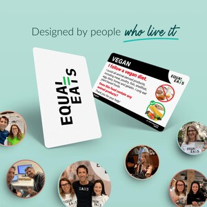 Vegan Diet Translation Card｜Order in 50 Languages｜Equal Eats Dietary Translation Cards image 5