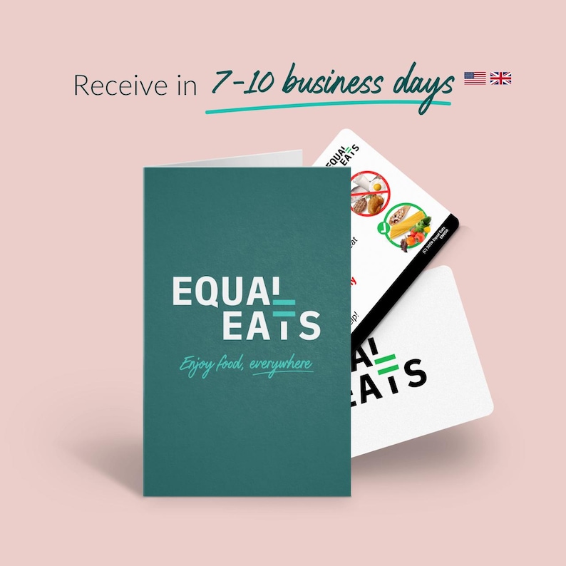 Vegan Diet Translation Card｜Order in 50 Languages｜Equal Eats Dietary Translation Cards image 9