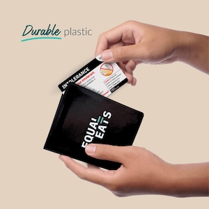 Tarjeta de intolerancia a la lactosa | Pedido en 50 idiomas | Tarjetas de traducción dietética de Equal Eats imagen 8
