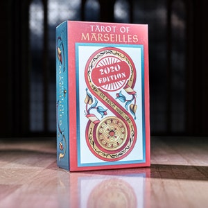 Baralho de Tarô de Marselha | Tarô de Marselha | Cartas de tarô medievais | Baralho de Tarô 78 Cartas | Cartas de leitura de tarô | Guia de Tarô | Baralho Oráculo