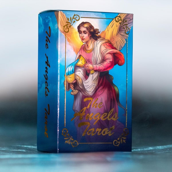 Angels Tarot Deck | Tarot Cards | Tarot Reading Card and Guide | Angel Tarot Cards | Oracle Deck | Tarot Guidebook | Psychic Reading Cards