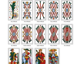 Marseilles Tarot Deck | Tarot of Marseilles | Medieval Tarot Cards