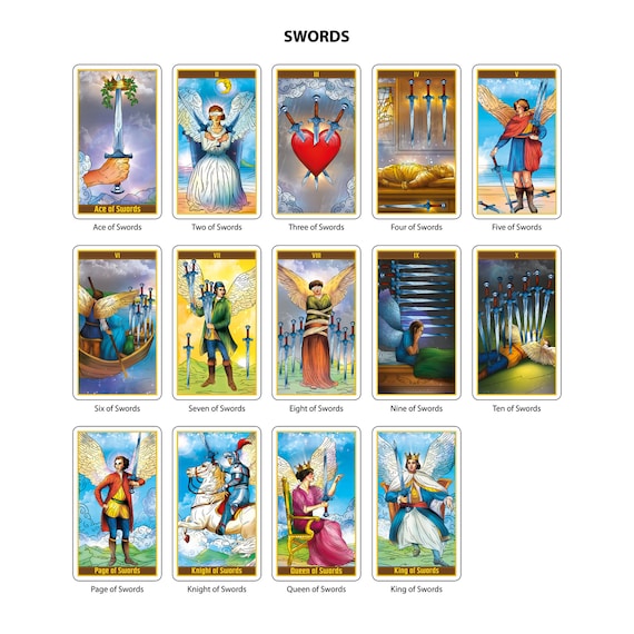 Angels Tarot Deck | Renaissance Art, Divine Guidance - Etsy