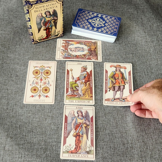 Soprafino Dellarocca Tarot 78 Cards Deck - Etsy