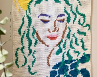PATTERN: Real-Life Mermaid Wall Hanging