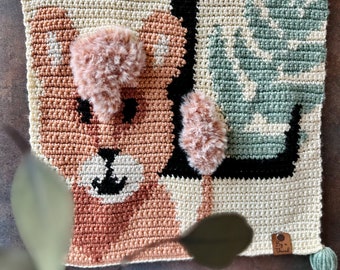 PATTERN: L is for Lion Wall Hanging